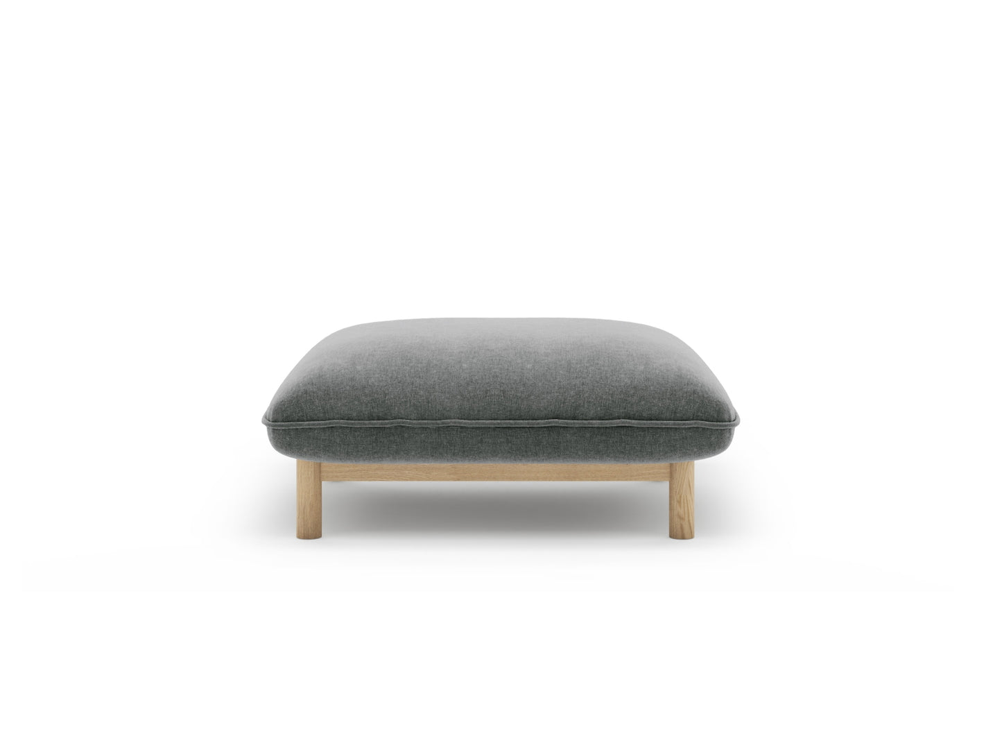 Ada — Pouf (80x65x44 cm) Dark Grey (Wind 89)