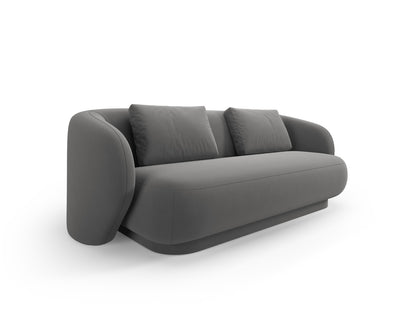 Camden — Sofa Warm grey (Casino Anthracite) Black Plastic