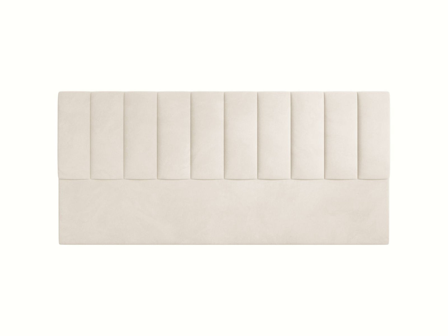 Marl — Headboard Ivory (Magic Velvet 2256) Black Plastic