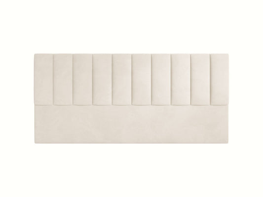 Marl — Headboard Ivory (Magic Velvet 2256) Black Plastic