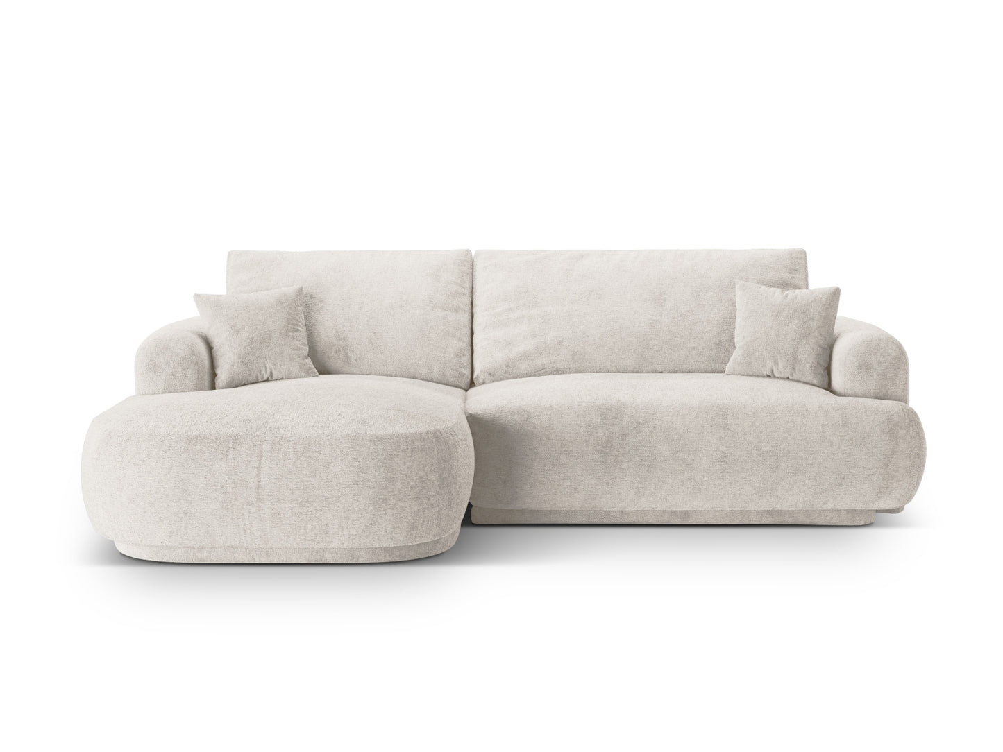 Ella — Corner Sofa (271x174x88 cm) Beige (Sorella 03) Left
