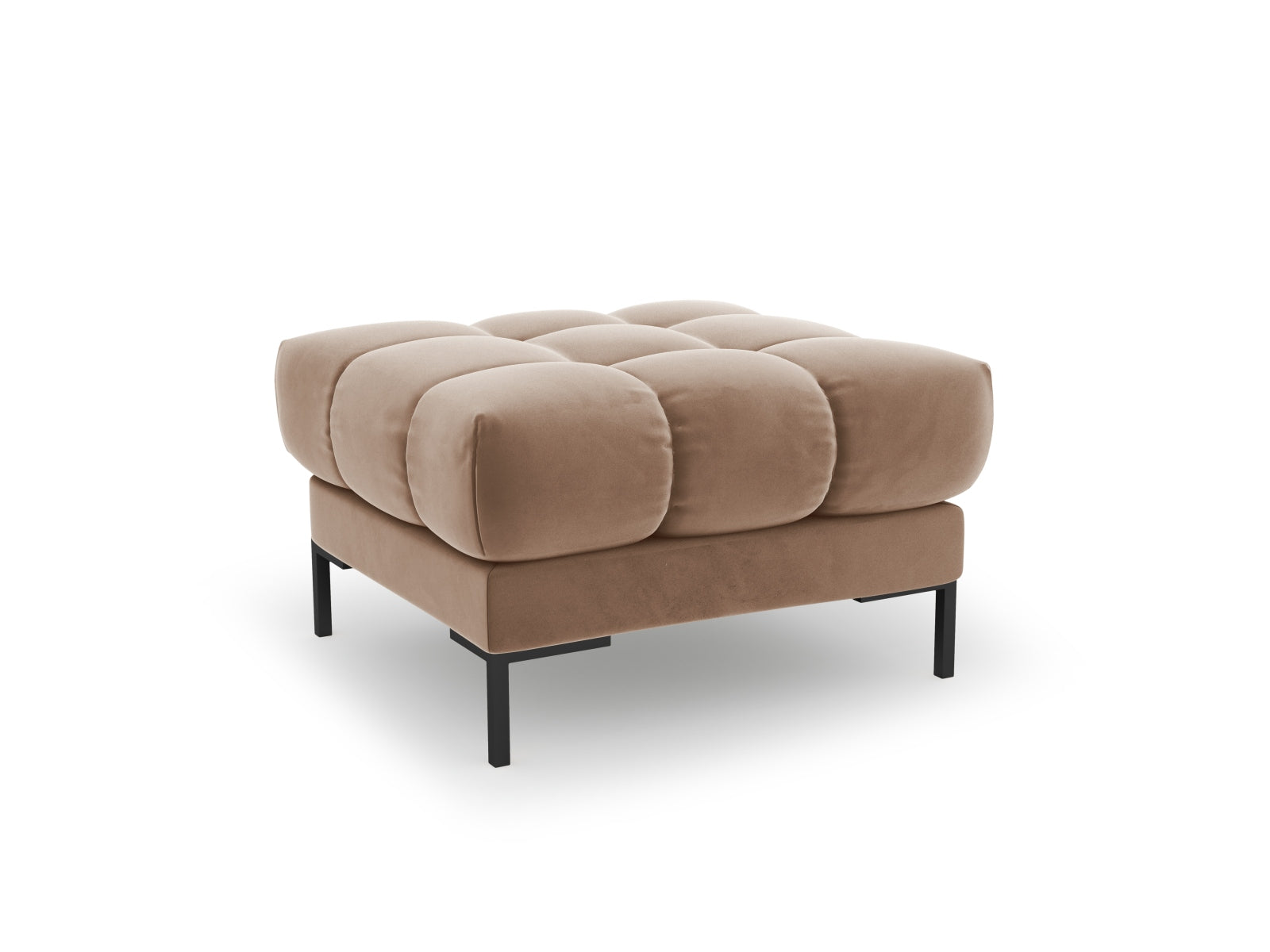 Bali — Beige istumispadi (Bluvel 28) Must metall