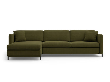 Gloria — Corner Sofa (286x170x88 cm) Green (Bjorn 77) Left