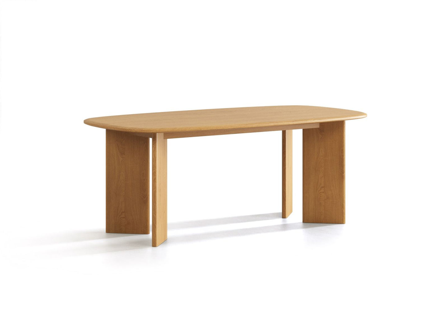 Charlotte — Table (200x100x76 cm) Natural Oak (Wood)