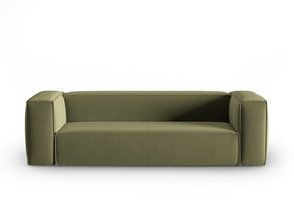 Mackay — Sofa Light Green (Casino Forest) Black Plastic