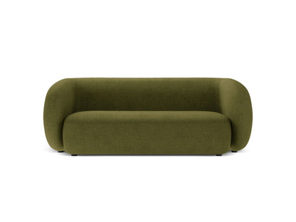 Kate — Sofa Dark Olive Green (Baloo 2090) Black Plastic