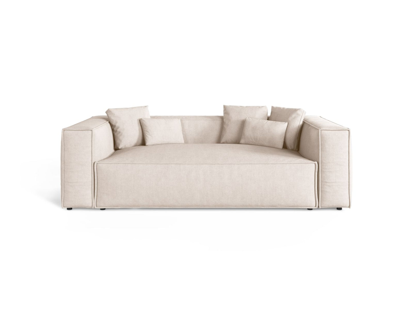 Aveiro — Diivan Beige (Liberty 2) Must plastik