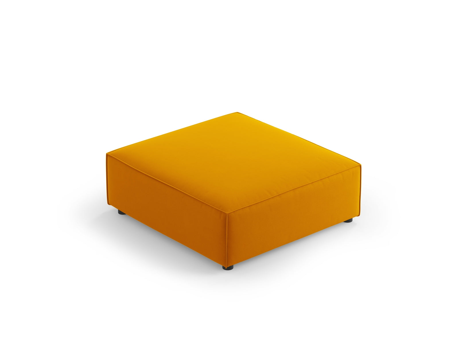 Arendal — Pouf Yellow (Casino Mostaza) Must plastik