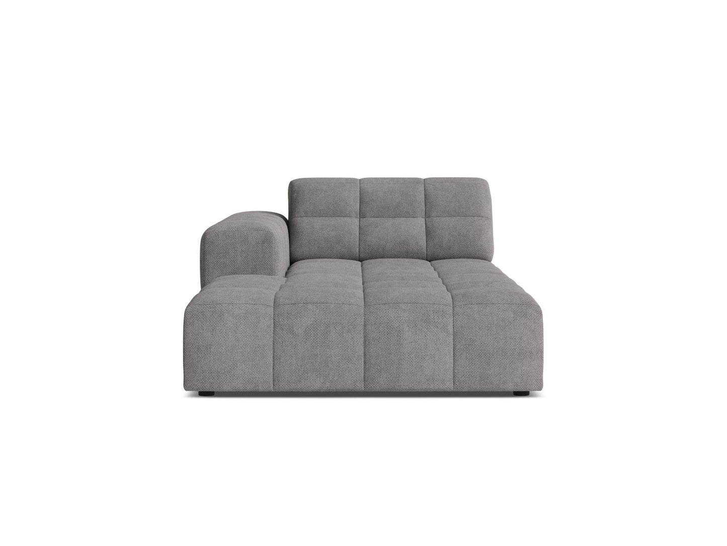 Jennifer — Chaise Longue (108x167x78 cm) Light Grey (Eden 18 Grey) Left
