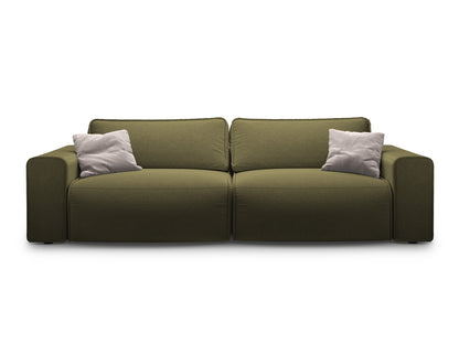 Victor — Sofa Green (Moly 38) Black Plastic