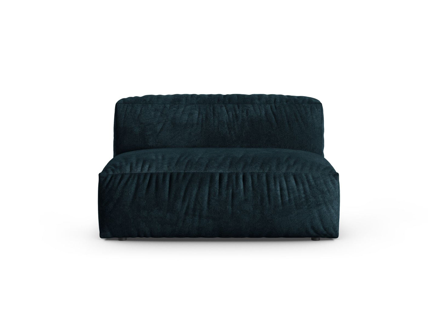 Martina — Modular Sofa Deep Petrol (Vogue 13) Black Plastic