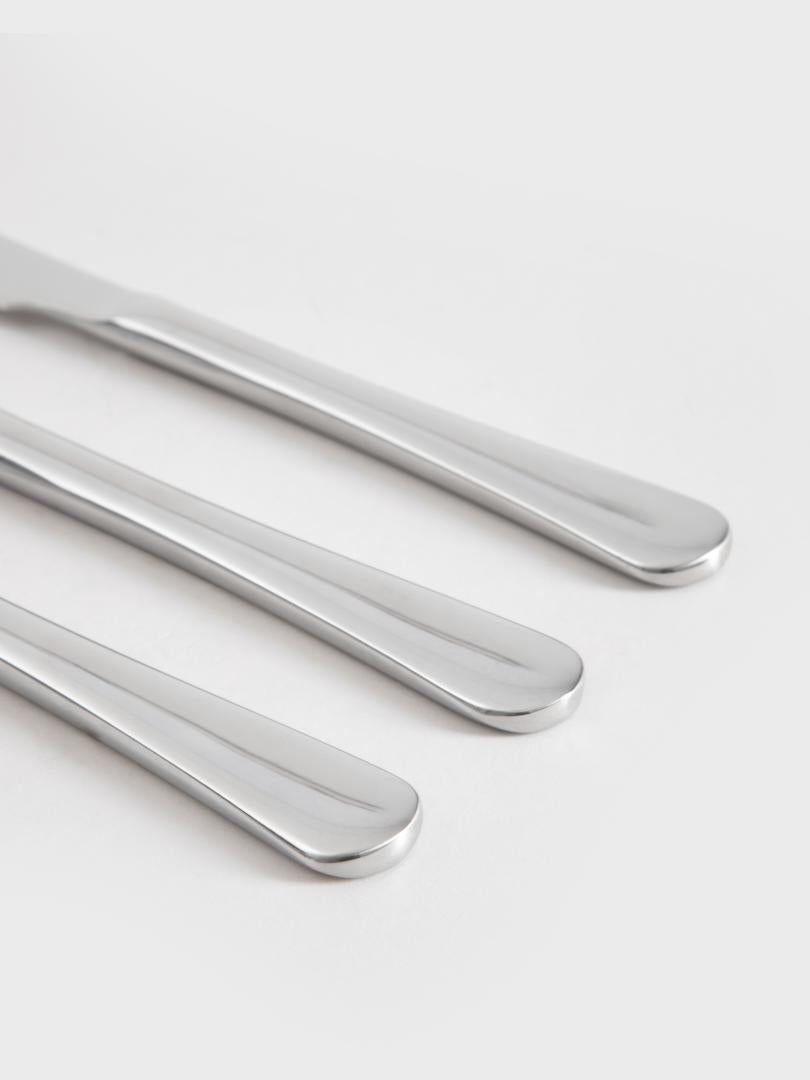 Vienna Dinner Knife Set 10 pcs Silver Stainless Steel 23.2 cm