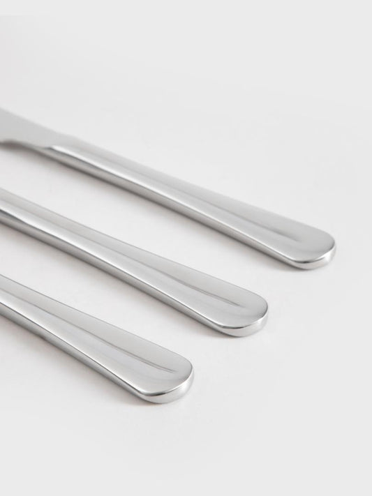 Vienna Dinner Knife Set 10 pcs Silver Stainless Steel 23.2 cm