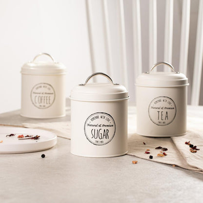 Containers RIO Metal Container with Metal Lid - Food Safe Storage 35x12x16cm