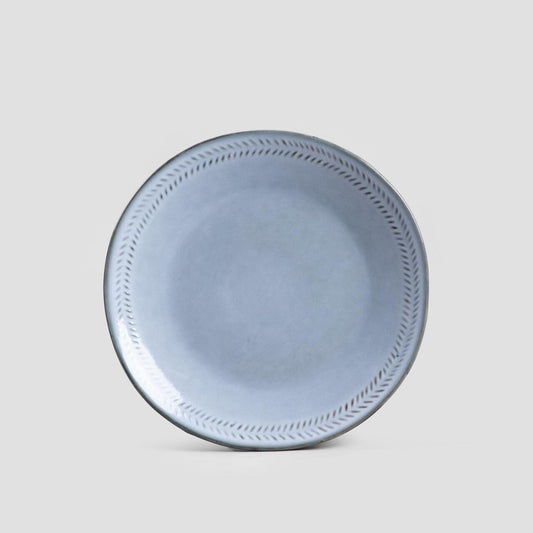 BLUEJEANS Dessert Plate Light Blue Stoneware 24cm