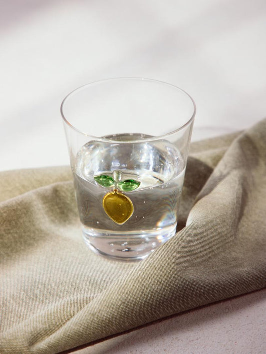 CEPILLO Glass Mug with Lemon Motif 0.4L