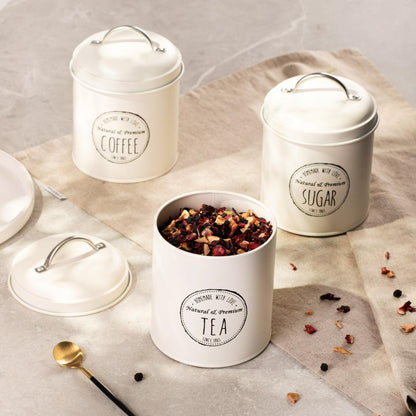 Containers RIO Metal Container with Metal Lid - Food Safe Storage 35x12x16cm