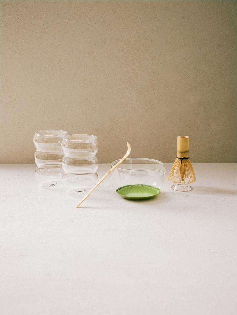 IZANAMI Matcha Preparation Glass Set - 6 Pieces