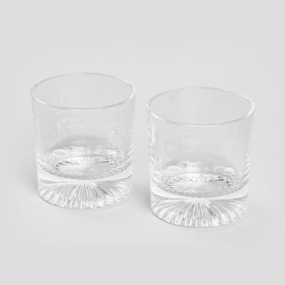 Puerto Whisky Glass Set - 2 Pieces, 300ml Each
