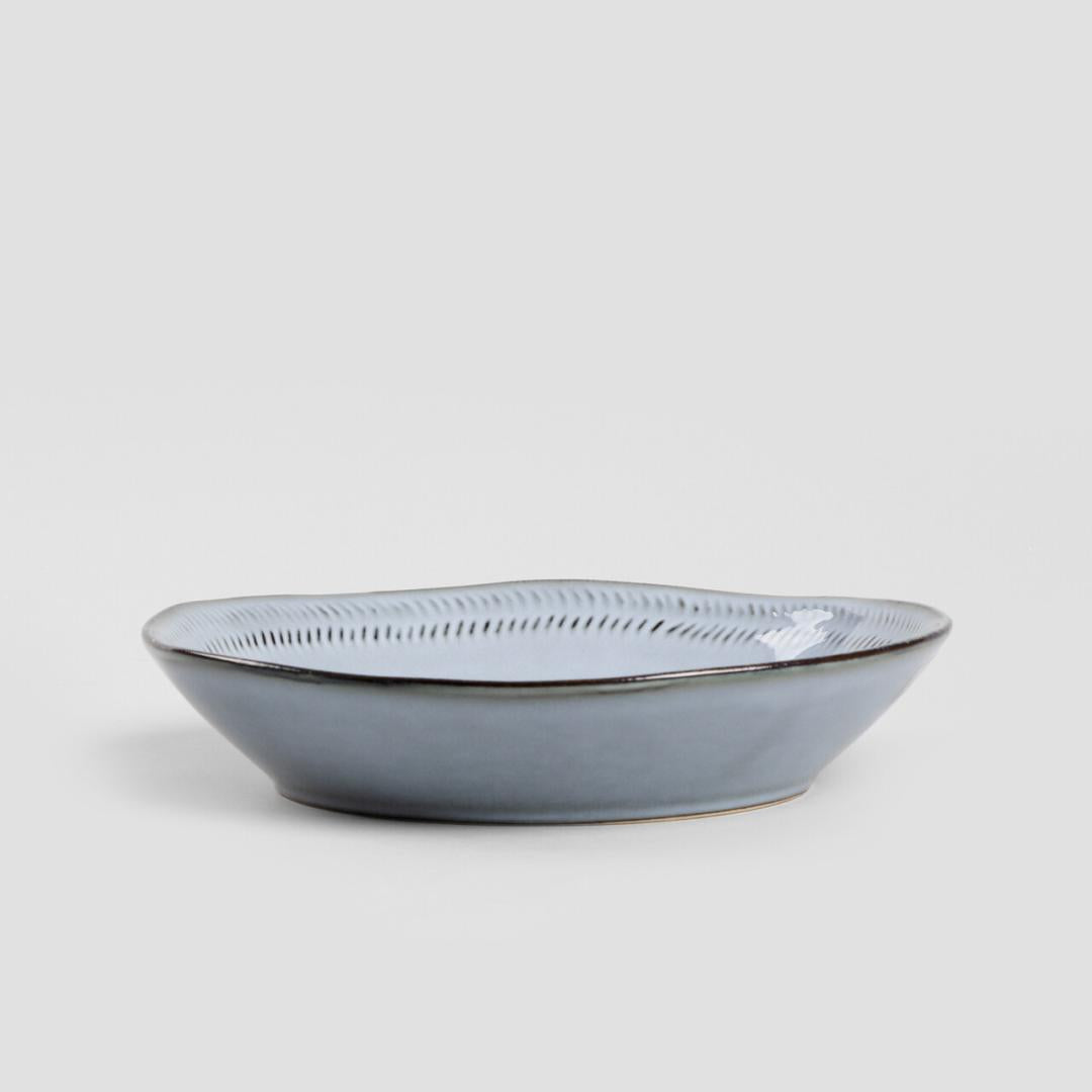 BLUEJEANS Deep Blue Stoneware Plate 24cm