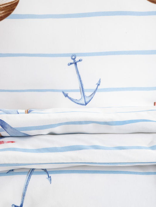 Bed linen set EC ISLA Microfiber Sailboat Bedding Set 160x200 cm with 2 Pillowcases