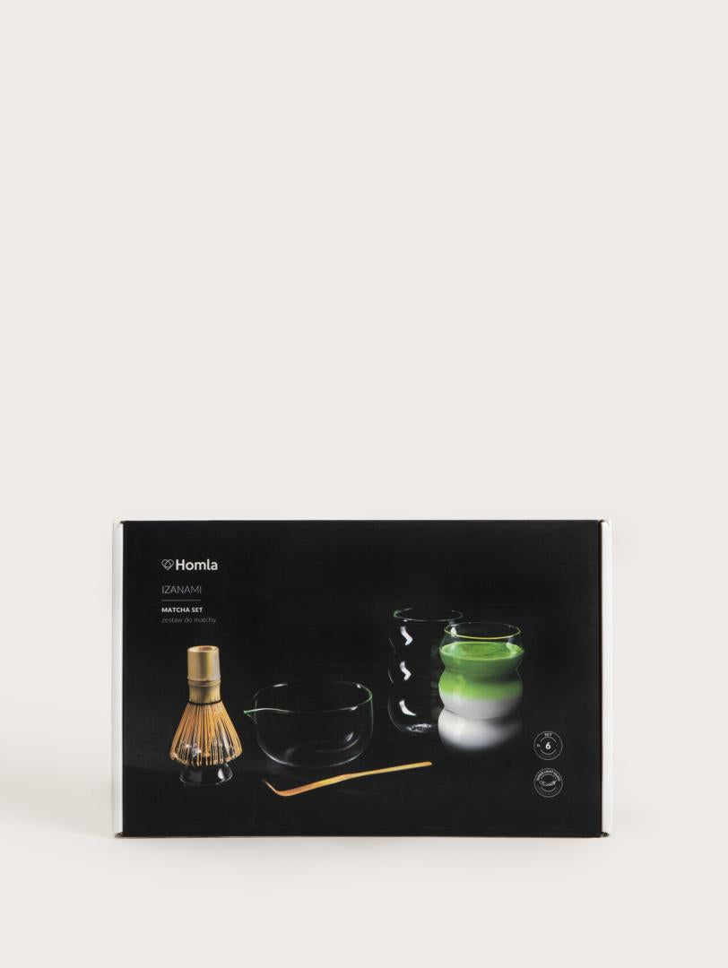 IZANAMI Matcha Preparation Glass Set - 6 Pieces