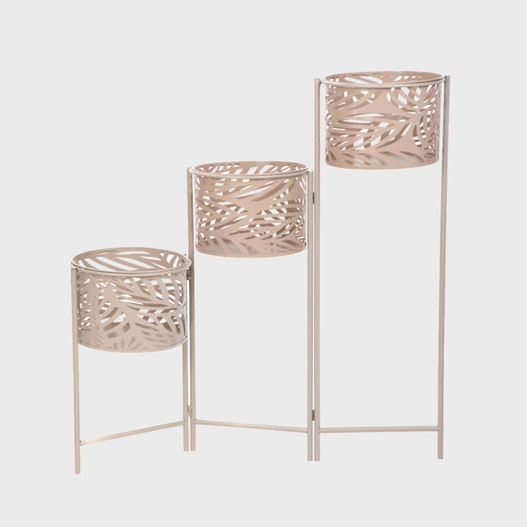 Flowerbox FLOERO with Openwork Flower Pots 75x64x24 cm