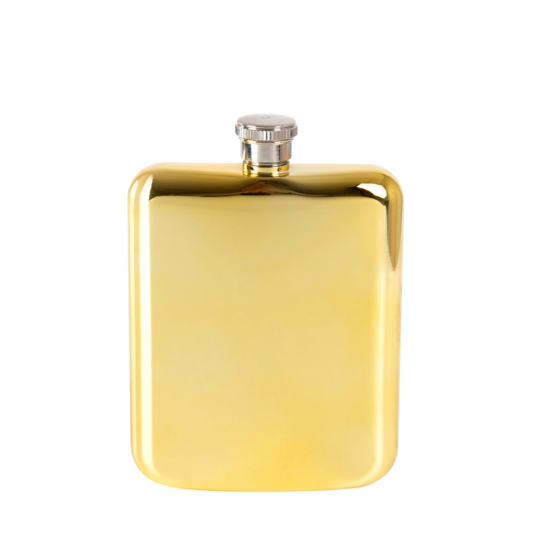 Breastplate Alcole Flask Gold 0.2L Bar Accessory