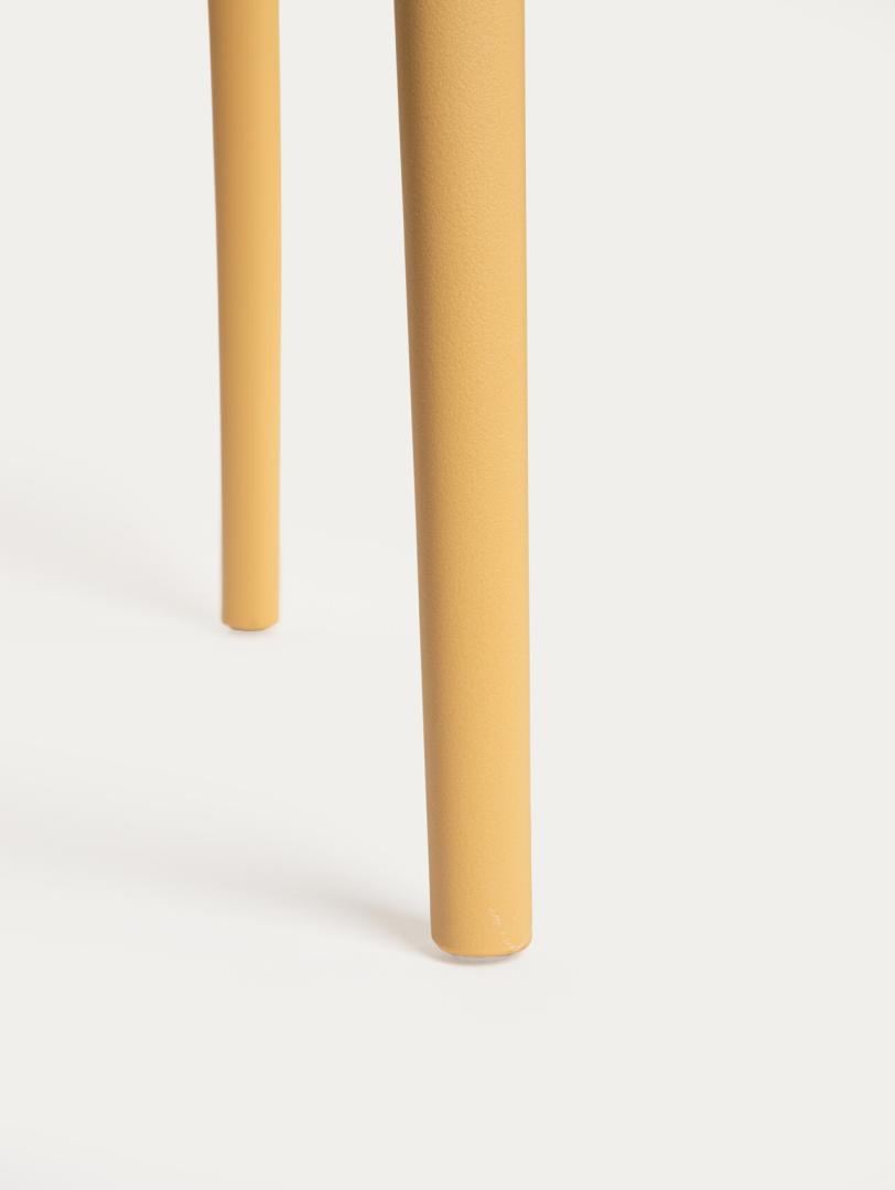 VALORO Mustard Garden Chair - Lightweight & UV Resistant