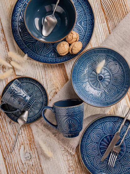 Indie Small Navy Blue Ceramic Mug 0.2L