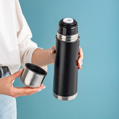 TERMOS DUNO 750 ml Black Thermos - Stainless Steel Thermal Mug