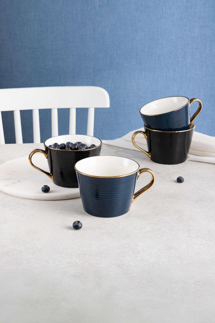 Renne Black Ceramic Mug 450ml