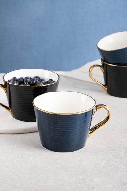 Renne Navy Blue Ceramic Mug 450ml