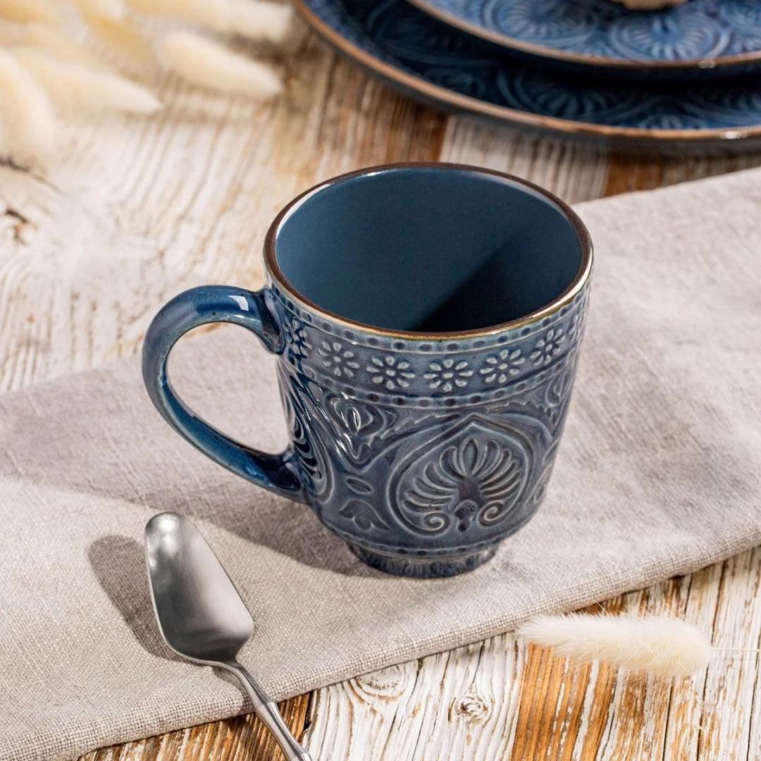 INDIE Navy Blue Ceramic Mug 0.4L