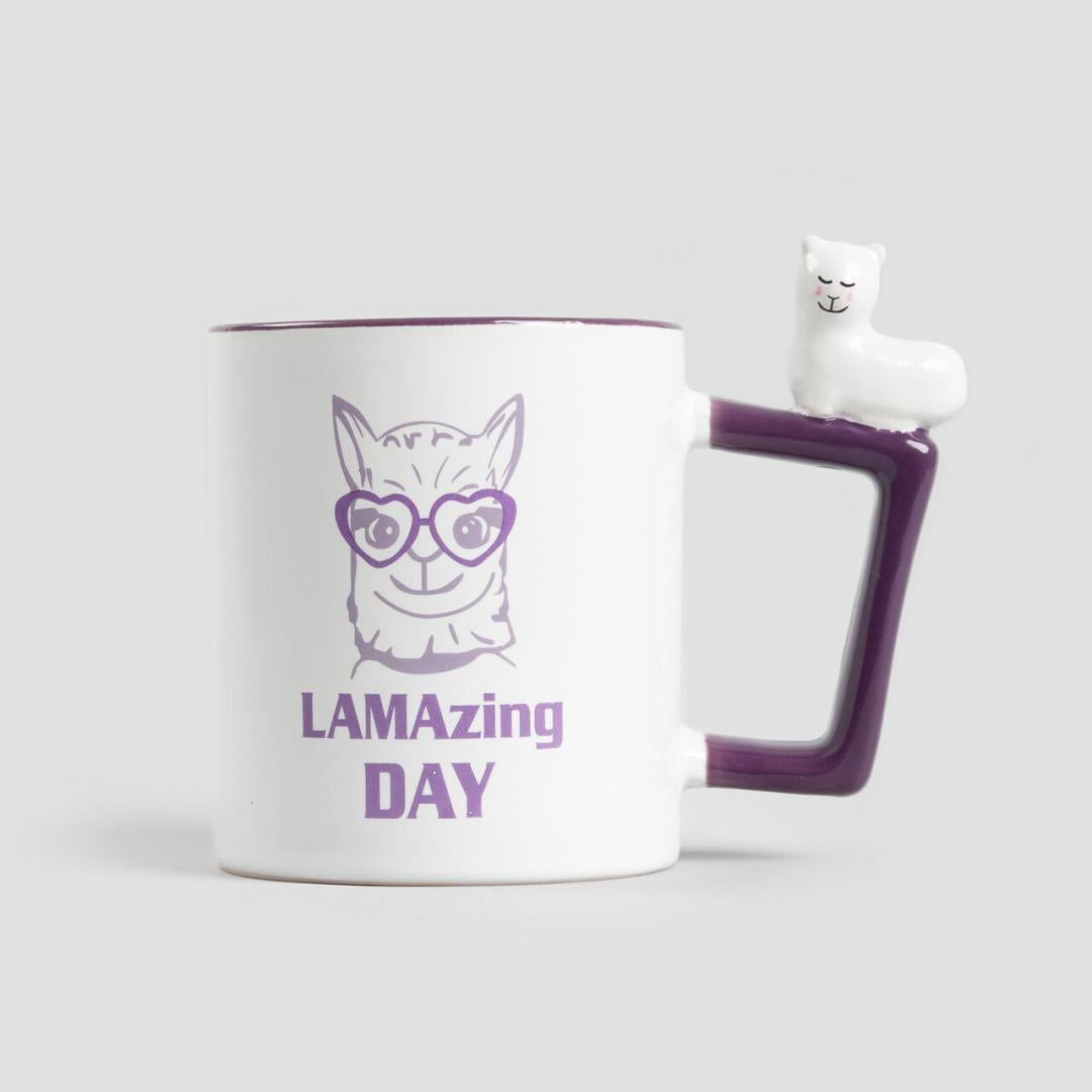 Ceramic Mug Peru with Llama Design 380ml