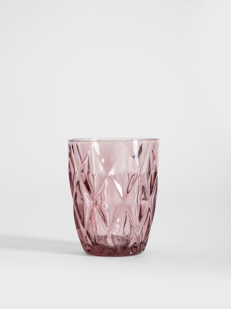 LUNO Pink Glasses Set 4pc 280ml