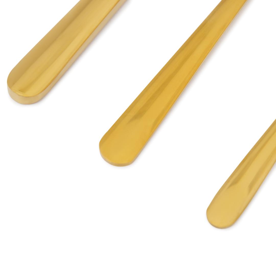 LUGANO Gold 24-Piece Cutlery Set