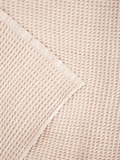 VAFFEL Beige Waffle Towel 70x130cm