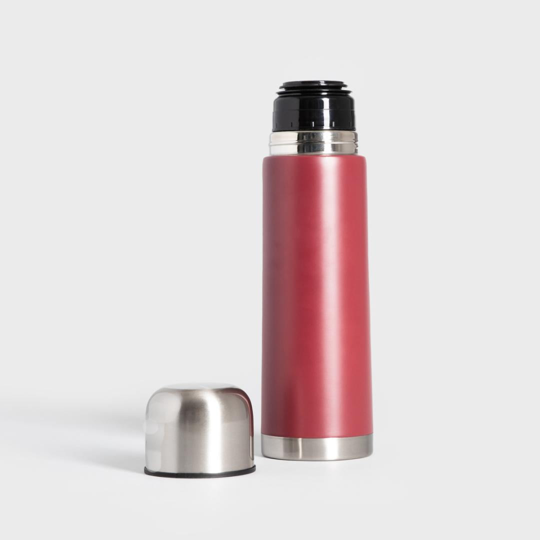 TERMOS DUNO 750ml Maroon Thermos - Stainless Steel Thermal Mug