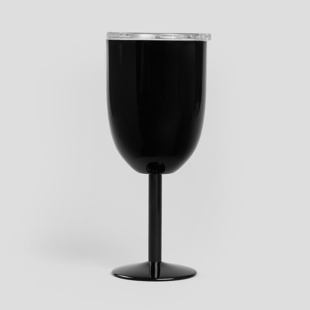 RONNE Wine Glass 360ml Black Stainless Steel