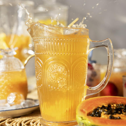 BARREL Glass Carafe Transparent 1.3L