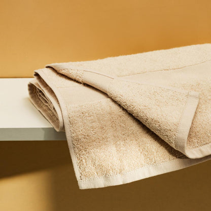 Vienna Beige Cotton Hand Towel 70x130cm