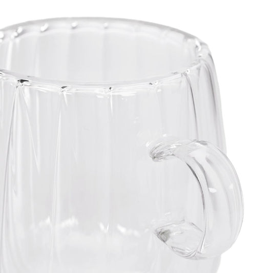 CEMBRA GROOVE Double Wall Glass Set - 2 Pieces, 250ml