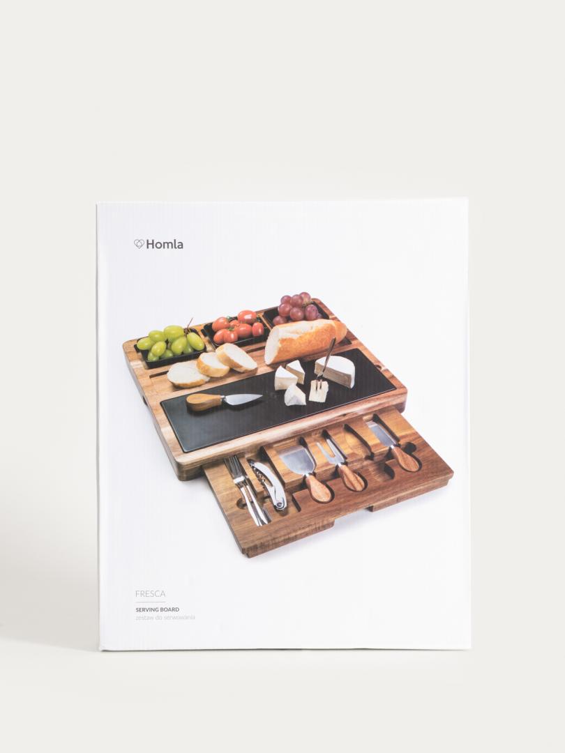Set b2 FRESCA 16-Piece Wooden Serving Set with Accessories