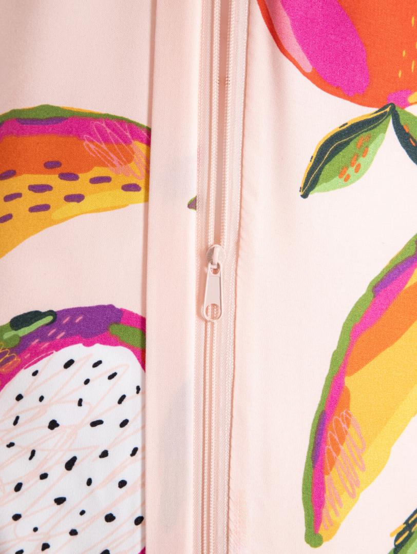 Bed linen set FRUTTI Microfiber Fruit Pattern Bed Linen Set 220x200 cm