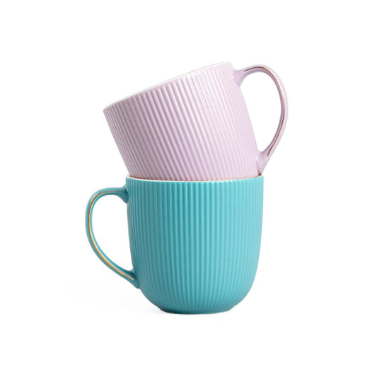 Daisy Ceramic Mug Bottle Green 350ml