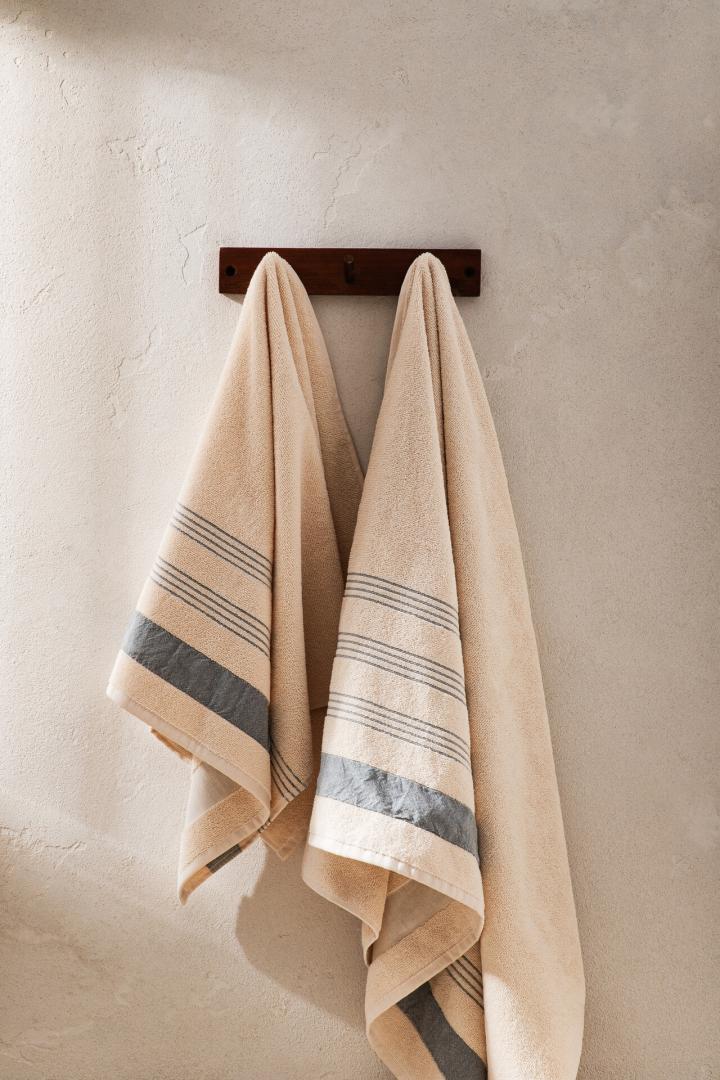 NEBO Blue Striped Cotton Towel 50x90 cm