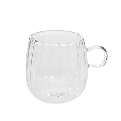 CEMBRA GROOVE Double Wall Glass Set - 2 Pieces, 250ml
