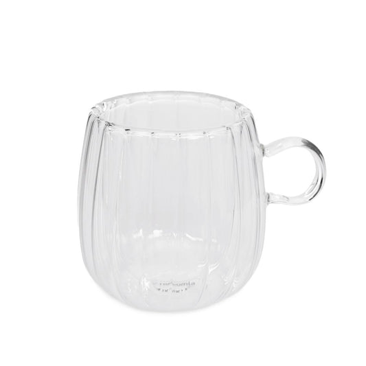 CEMBRA GROOVE Double Wall Glass Set - 2 Pieces, 250ml