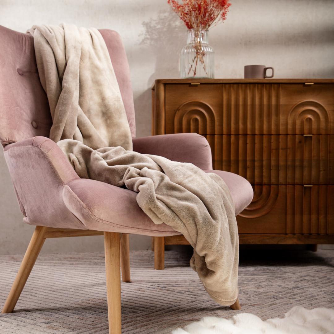 B2ROTE Beige Blanket 150x200 cm